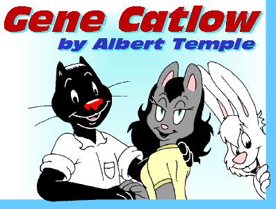 Gene Catlow - picture of 3 of the main characters.
